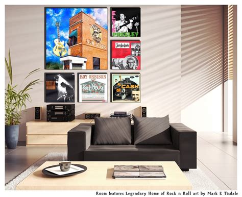 Album Cover Wall Art Display Ideas - Grouping With Art - Mark on Art