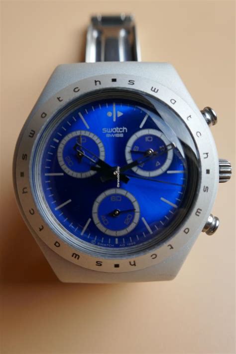 Swatch Irony Aluminium Blue Atelier Yuwa Ciao Jp