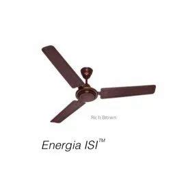 Usha Racer Chrome Mm Ceiling Fan Rich Smoke Brown