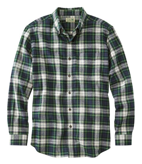 Men's Scotch Plaid Flannel Shirt, Traditional Fit at L.L. Bean - TOPS-X