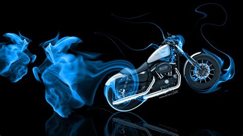 Fire Motorcycle Wallpapers Wallpaper Cave