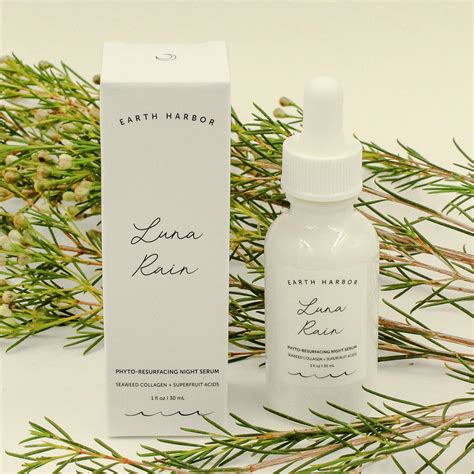 Vegan and Non-GMO Phyto-Resurfacing Night Serum - Luna Rain | NOVICA