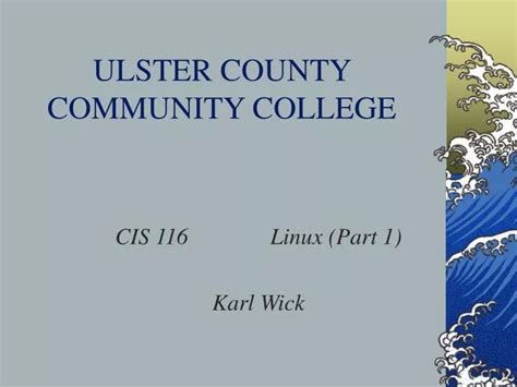 PPT - ULSTER COUNTY COMMUNITY COLLEGE PowerPoint Presentation, free ...