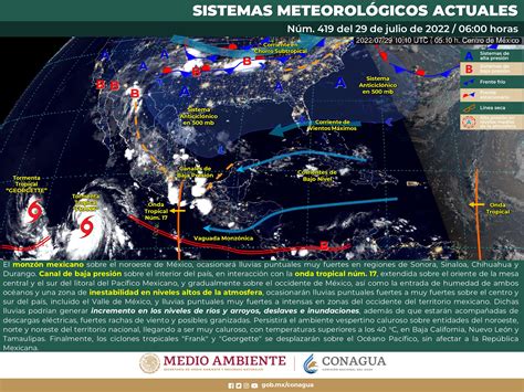 Monz N Mexicano Seguir Provocando Lluvias Fuertes En Sinaloa Entre