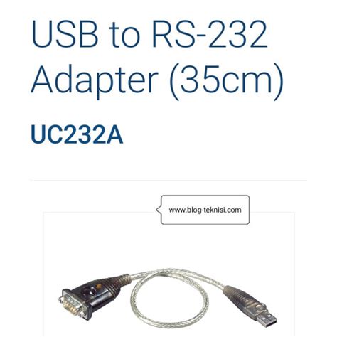 Jual Usb Aten Uc A Usb To Rs Db Male Adapter Original Kota