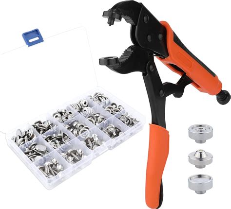 Heavy Duty Snap Fastener Tool Kit Snap Button Installation Tool