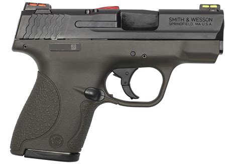 Ammo Bros SMITH WESSON M P9 SHIELD 9MM 3 1IN OD GREEN W HI VIZ