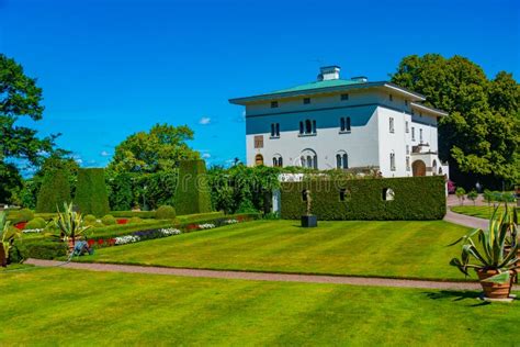 Solliden Castle in Swedish Island Oland Stock Photo - Image of lawn ...