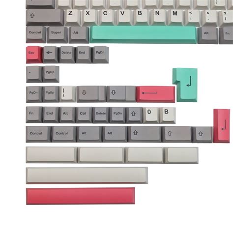 Gmk Modern Dolch Light Keycaps Keys Keycaps Cherry Profile Dye Sub