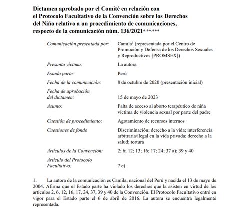 saludconlupa on Twitter Ann Skelton presidenta del Comité de los