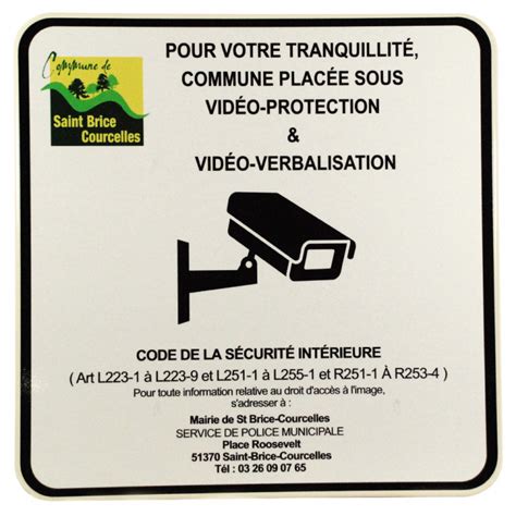 Panneau de vidéo surveillance ou protection personnalisé WPS