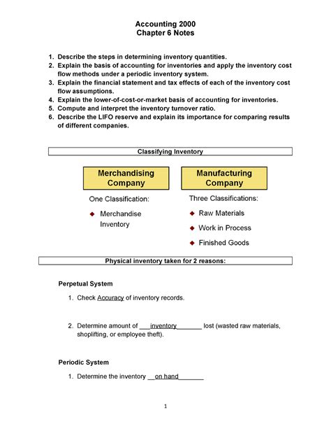 Chapter Notes Acct Lsu Chapter Notes Describe The