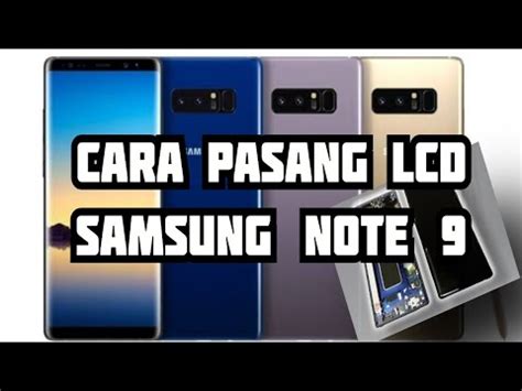 Cara Pasang Lcd Samsung Galaxy Note Youtube