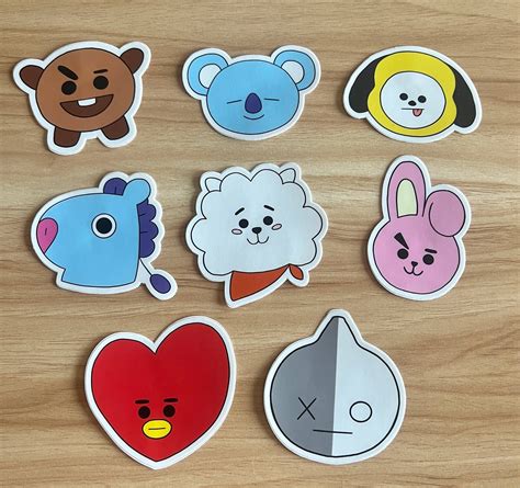 KPop Boy Band Mascots Vinyl Stickers | Puzzled Orca