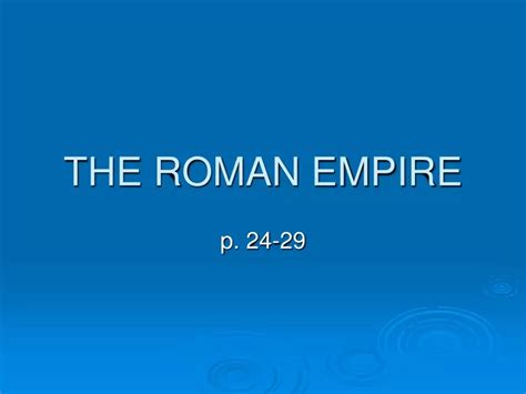 Ppt The Roman Empire Powerpoint Presentation Free Download Id 9347215