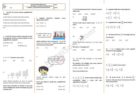 Matematik 5 Sınıf MosOp