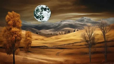 Moonlit Trees Background Images, HD Pictures and Wallpaper For Free Download | Pngtree