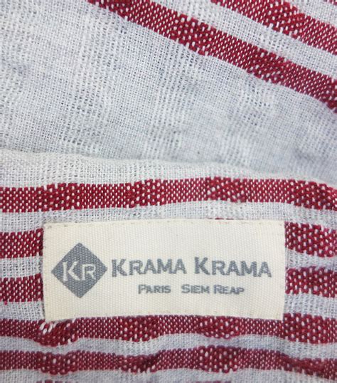 Krama Bordeaux City - Colors from Bordeaux city in France, wear your Cambodian krama proudly