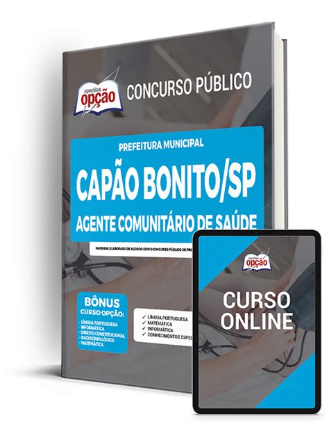 Apostila Prefeitura De Cap O Bonito Sp Agente Comunit Rio De Sa De