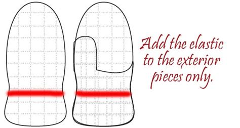 Free Printable Fleece Mitten Pattern