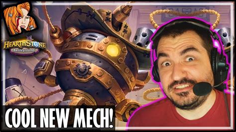 THIS NEW MECH IS PRETTY COOL Hearthstone Battlegrounds YouTube