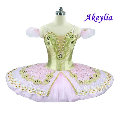 Rosa Oro Ballet Profesional Tut Personalizado Cascanueces De Adulto