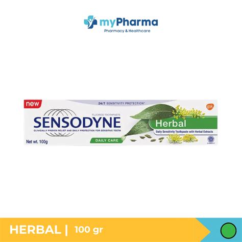 Sensodyne Toothpaste Herbal 100 Gram Mypharma Id