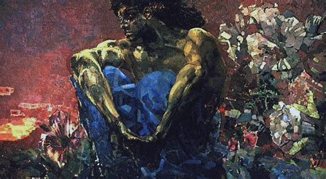 Демон сидящий Врубеля (Разгадаев) / Стихи.ру