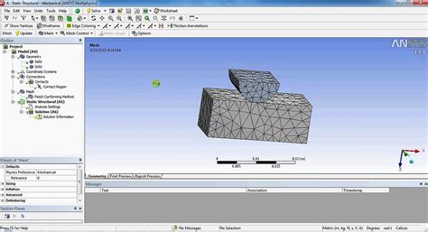 ANSYS 13 Hertzian Contact Stress Video Dailymotion