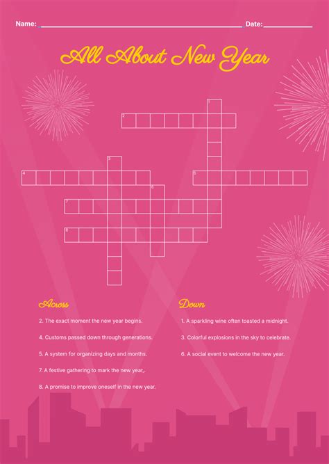 Free Crossword and Mini Crossword to Edit Online