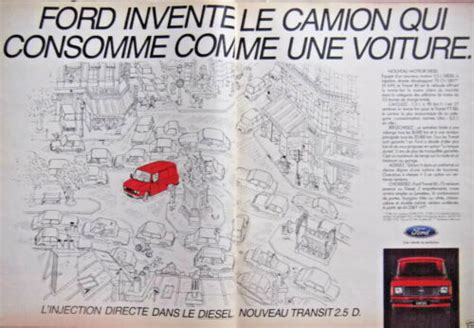 PUBLICITÉ 1984 FORD INVENTE LE CAMION CONSOMME COMME UNE VOITURE