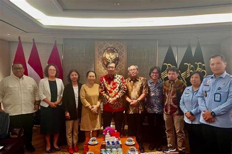 Temui Menkumham Serikat Buruh Internasional Dorong Indonesia Bantu