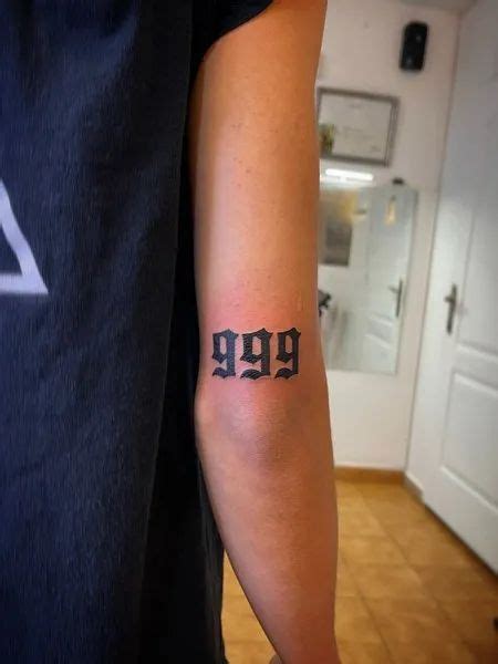 List of different 999 Tattoos. - MELTBLOGS