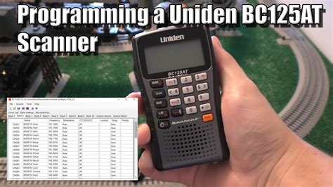 Uniden BC125AT Scanner Programming YouTube