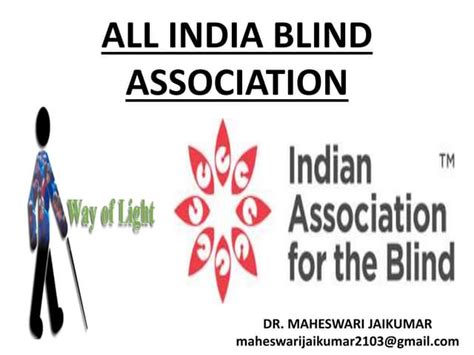 All India Blind Association Ppt