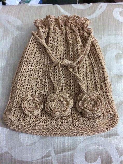 Crochet Pouch Crochet Bags Crochet Handbags Patterns Crochet Patterns Bobble Stitch Crochet