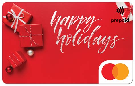 Happy Holidays Red Gift Card - Gift Card Store