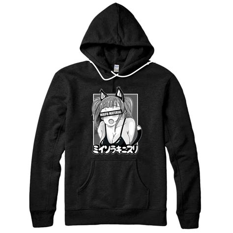 Personalized Ahegao Waifu Material Hoodie Lewd Neko Anime Girl Clothes All Star Shirt