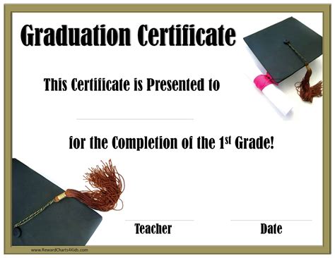 School Graduation Certificates Customize Online For Free