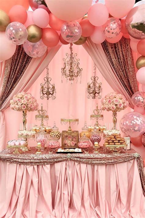 Pink And Silver Quinceanera Decorations DEKORKGR JHN