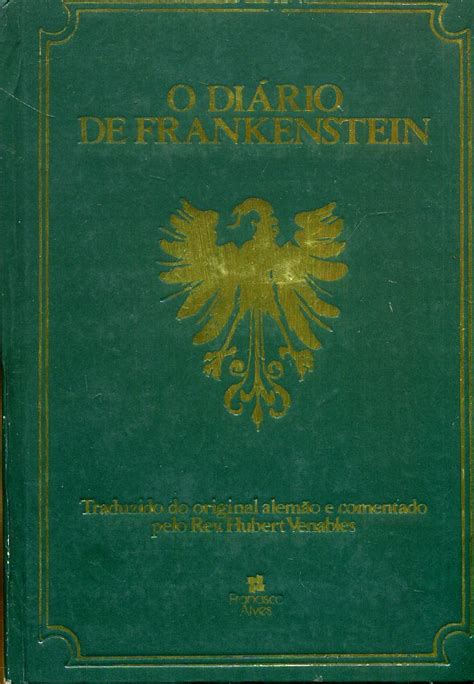 O Di Rio De Frankenstein Rev Hubert Venables Trad Tra A