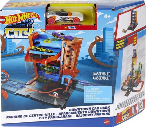 Hot Wheels City Parking Downtown Para Coches Superjuguete Montoro