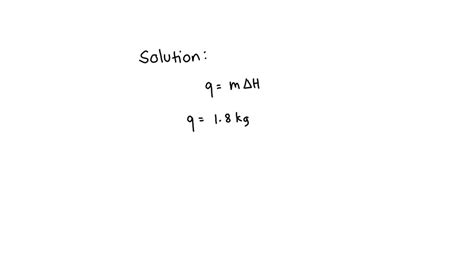 Solved A Certain Chemical Reaction Releases Kj G Of Heat For Each