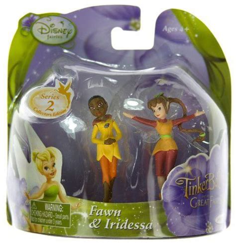 Fawn And Iridessa ~2 Mini Figures Disney Fairies Tinkerbell And The