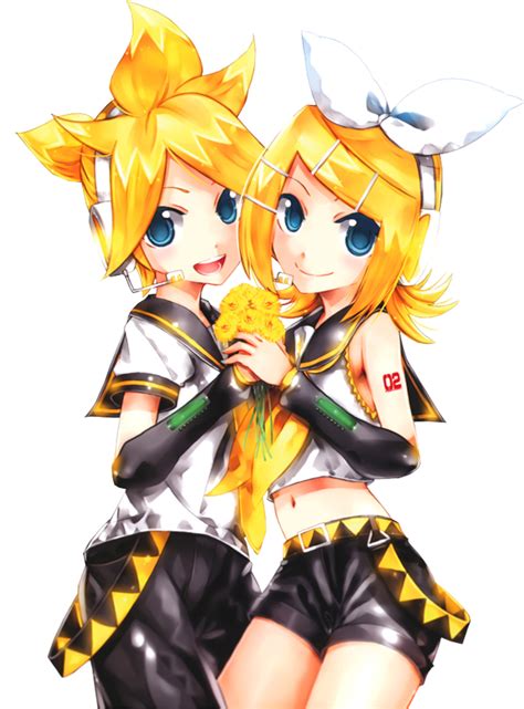 Kagamine Twins Render By Megurineluis On Deviantart