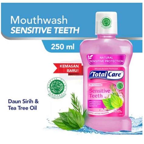 Total Care Mouthwash Sensitive Teeth New 250ml Shopee Philippines