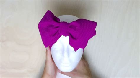 How To Tie A Headband Bow La Romi Youtube