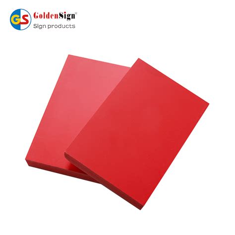 High Density White PVC Foam Sheet And Colored Lead Free PVC Foam Board