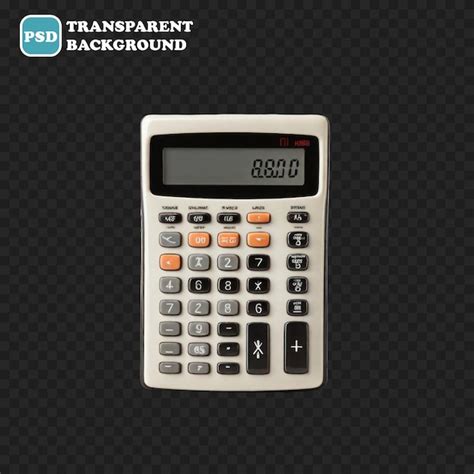 Premium Psd Calculator Icon Isolated 3d Render Illustration