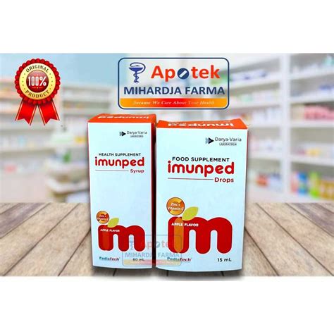 Jual Imunped Sirup Rasa Apel 60 Ml And Drops 15 Mlsyrupvitamin C